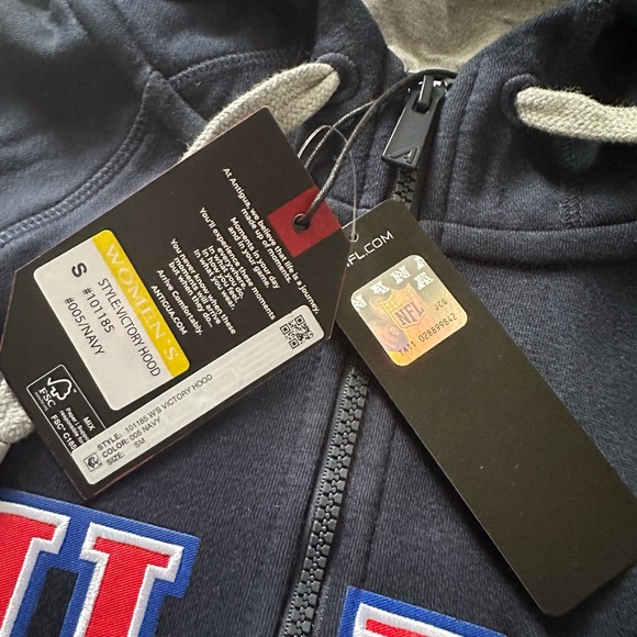 NWT Buffalo Bills Victory Fleece Lined Full Zip Hoodie Size Small - Picture 5 of 6